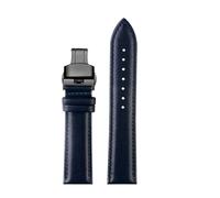 ewgrkba Correa de reloj de cuero vacuno de 20 mm y 22 mm compatible con Casio EDIFICE EFV540 EFS-S500 EFR-303 EFR-552 correa de cuero genuino para hombre pulsera plegable con hebilla, 22mm, Acetato