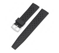 ewgrkba Correa de reloj de goma tropical Correa de reloj de TPU resistente al agua de 20 mm 22 mm Compatible con Seiko Compatible con Casio Hombres Correa de pulsera de reemplazo de liberación rápida(