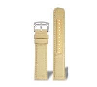 ewgrkba Correa de reloj de nailon de 20 mm, 21 mm, 22 mm, correa de repuesto deportiva de nailon suave, correa de reloj de lona universal compatible con Omega No.5 Citizen Timex(Khaki silver pin,22mm)