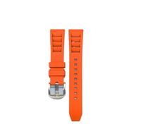 ewgrkba Correa de reloj de silicona suave de liberación rápida para hombre, compatible con Breitling Avenger Fluoro, correa de reloj de silicona Super Ocean, 20 mm, 22 mm, cierre de pin, 22mm