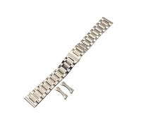 ewgrkba Correas de reloj de acero inoxidable de lujo compatibles con Longines Compatible con Seiko Compatible con relojes Casio Omega Correa Se adapta a cualquier reloj Plata Oro 18 20 21 22 24 mm Ban