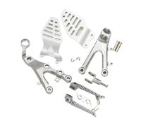 ewgrkba Soporte for reposapiés Delantero de Conductor de Motocicleta Compatible con Yamaha YZF R6 2006-2025(Silver)