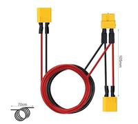 eWheel Cable de conexión paralelo XT60 a XT60 para patinete eléctrico conexión fiable entre componentes electrónicos del patinete para un funcionamiento estable y seguro