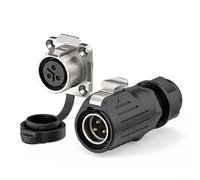 EWLP20 Industrial IP68 Conector eléctrico impermeable con enchufe macho y hembra, conexión rápida del botón táctil, para entornos hostiles