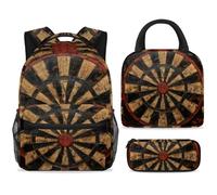 ewndhtse Juego de mochila escolar con bolsa de almuerzo, estuche para lápices, juego de 3 mochilas escolares, mochila de viaje, mochila casual para adolescentes, niñas, niños, primaria, junior, medio
