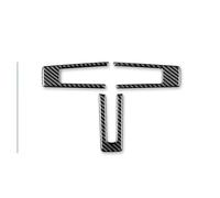 EWQPHLS Fibra de Carbono auténtica Compatible con Mustang 2010, 2011, 2012, 2013, 2014, Accesorios, molduras Interiores, Cubierta Decorativa, Compatible con Pegatinas Mustang.(Steering Wheel Cover)