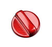 EWQPHLS Tapa de depósito de Combustible de Fibra de Carbono auténtica Compatible con Lexus IS250, IS350, 300, 350C, 200T, ES, IS, LX, RX350, RXH450, LX, NX, CT, RC, UX, LM y RX.(Red)