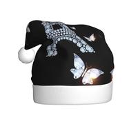 EWQrtyy Torre Eiffel 6 Impresión Comunidad Reuniones Sombreros de Navidad Unisex Adultos Mujeres Hombres Actuaciones Escenario Vacaciones Alegría