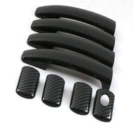 EWRMW Coche Tiradores Exteriores Puerta Cubiertas para Peugeot Citroen Jumpy Dispatch 2007-2016, Outside Side Embellecedor Protección Reemplazo, A/Carbon Fiber Pattern-A/Style 2