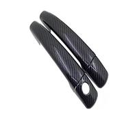 EWRMW Coche Tiradores Exteriores Puerta Cubiertas para Peugeot Citroen Jumpy Dispatch 2007-2016, Outside Side Embellecedor Protección Reemplazo, A/Carbon Fiber Pattern-A/Style 1