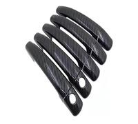 EWRMW Coche Tiradores Exteriores Puerta Cubiertas para Peugeot Citroen Jumpy Dispatch 2007-2016, Outside Side Embellecedor Protección Reemplazo, A/Carbon Fiber Pattern-A/Style 5