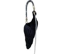 EWUHYFP Bolso de Mano Tejido Calado Bolso bandolera de concha mar tejido a mano en color puro