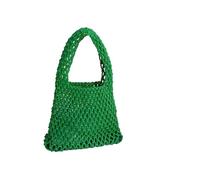 EWUHYFP Bolso de Mano Tejido Calado BoltBolsos de mano tejidos a verano, playa ganchillo, bolso hueco, paja for mujer