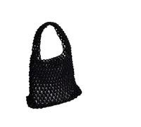 EWUHYFP Bolso de Mano Tejido Calado BoltBolsos de mano tejidos a verano, playa ganchillo, bolso hueco, paja for mujer