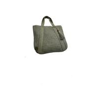 EWUHYFP Bolso de Mano Tejido Calado Elegante bolso de mano tejido paja for mujer, informal con asa superior for ir a la playa o al trabajo, estilo retro a moda