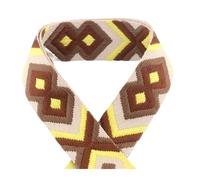 EWUHYFP Cinghia Rigida 1/2/5 Yardas 38 mm Cinta cinturón Bolsa Piezas rombo Vintage Tejido Decorativo Multicolor Bolso Correa Jacquard(Color3,1yard)