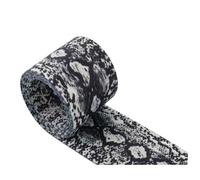 EWUHYFP Cinghia Rigida Cinta de 5 cm con Rayas Grises, Correa for Bolso Mano, for Mochila, Equipaje, Collar for Perro o Mascota(2 Yards)