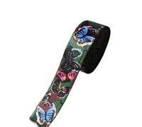 EWUHYFP Cinghia Rigida Cinta de cincha 1 Yarda Ancho, Pulgada, 25 mm, Cinta Impresa for Equipaje, Correa for cinturón, Collar for Perro, Mascota, Cuerda, arnés, Mochila, Bolso, Accesorio(Butterfly)