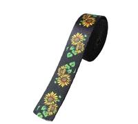 EWUHYFP Cinghia Rigida Cinta de cincha 1 Yarda Ancho, Pulgada, 25 mm, Cinta Impresa for Equipaje, Correa for cinturón, Collar for Perro, Mascota, Cuerda, arnés, Mochila, Bolso, Accesorio(Sunflower)