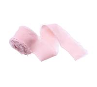 EWUHYFP Cinghia Rigida Cintas de Gasa imitación Seda 4 cm x 5 Metros for Hacer tú Mismo, for Invitaciones Boda, Ramos, decoración Tela con Bordes deshilachados, Envoltura Regalo(33)