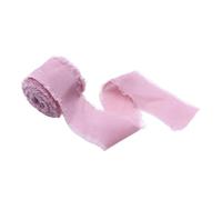EWUHYFP Cinghia Rigida Cintas de Gasa imitación Seda 4 cm x 5 Metros for Hacer tú Mismo, for Invitaciones Boda, Ramos, decoración Tela con Bordes deshilachados, Envoltura Regalo(85)