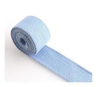 EWUHYFP Cinghia Rigida Correa de algodón Azules, Correa 25 mm for Collar Perro, for Bolso, Llavero, for(I)