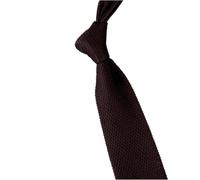 EWUHYFP Corbatas Para Hombre Corbatas De Punto 6,5 Cm For Hombre, Estilo Informal, Lunares, For Negocios, Formales, Color Verde Y Marrón, Hechas A Mano, For Esmoquin Boda(Color 04)