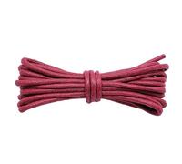 EWUHYFP Cordones Botas de Montaña 2 pares de cordones encerados algodón,5mm longitud, redondos for zapatos Oxford, botas, cuero impermeables(Claret,60cm)