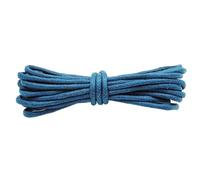 EWUHYFP Cordones Botas de Montaña 2 pares de cordones encerados algodón,5mm longitud, redondos for zapatos Oxford, botas, cuero impermeables(Sea Blue,120cm)