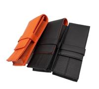 EWUHYFP Estuche Cuero Estuche de Cuero for 3 Plumas estilográficas, Funda for lápices, Accesorios Oficina(Black)