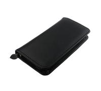 EWUHYFP Estuche Cuero Estuche de Cuero sintético for Pluma estilográfica con 3 Compartimentos, Cremallera, Hecho a Mano(Color 3)