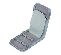 EWUHYFP Estuche Cuero Estuche de Lona con 12 Ranuras for bolígrafos, estilográficas, Rollerball, Gris, Resistente al Agua, Organizador exhibición