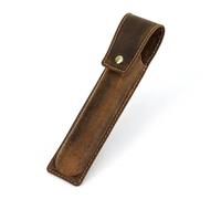 EWUHYFP Estuche Cuero Estuche for bolígrafos Vintage de Piel Caballo con Capacidad for 1-3 Plumas estilográficas(Brown for 1 Pen)