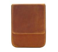 EWUHYFP Estuche Cuero Organizador de cajones magnético Cuero Hecho a Mano con 6 Ranuras, Caja Almacenamiento 13 x 16,5 3 cm(Brown)