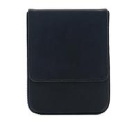 EWUHYFP Estuche Cuero Organizador de cajones magnético Cuero Hecho a Mano con 6 Ranuras, Caja Almacenamiento 13 x 16,5 3 cm(Black)