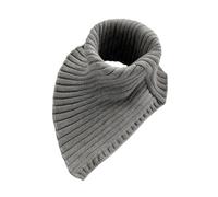 EWUHYFP For Women Triangular Fake Collar Scarf Knitted Elastic False Snood Lady Winter Warm Cycling Windproof Detachable Wrap Bib(Grey)