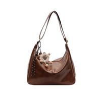 EWUHYFP Slouchy Tote Bag Bolso de hombro Crescent for mujer Bolsa De La Compra(Brown)