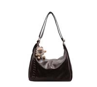 EWUHYFP Slouchy Tote Bag Bolso de hombro Crescent for mujer Bolsa De La Compra(Coffee)