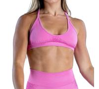 EWUHYFP Sujetador Deportivo Sujetador Deportivo de Yoga Alta Elasticidad sin Costuras, Sujetador Ejercicio físico, Ropa Exterior con Bordado Floral(Flamingo Pink,M)