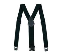 EWUHYFP Tirantes para Hombre Tirantes anchos for hombre de 1,5 pulgadas, ajustables con gancho elástico en los extremos(Black)