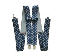 EWUHYFP Tirantes para Hombre Tirantes estampados unisex elásticos ajustables for hombre, adolescente, adulto, niños y mujer, con 4 clips(XL-120 CM)