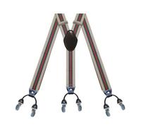 EWUHYFP Tirantes para Hombre Tirantes for hombre de 3,5 cm ancho, en forma Y, con 6 clips metálicos, elásticos y ajustables. Ideales for bodas, fiestas eventos formales(Color 14)