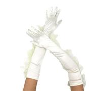 EWUHYFP Women's Gloves 55Cm Pink Lace Long, European And American Fashion Wedding Dance Party(C106-5)