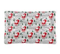 Ewusp Cama calmante de árbol de Papá Noel para mascotas pequeñas, medianas y grandes, lavable, colchón suave y acogedor, cama para mascotas con parte inferior antideslizante, 60 x 46 x 4,5 cm