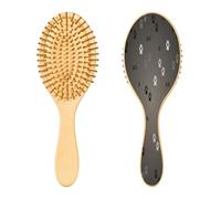Ewusp Cepillo de pelo desenredante de patas de perro para mujeres y hombres, antiestático y desenredante, cepillo de pelo húmedo y seco para tipos de cabello rizado, grueso, ondulado y fino