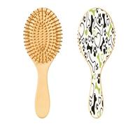 Ewusp Cepillo de pelo desenredante de patas de perro para mujeres y hombres, antiestático y enredos, cepillo de pelo húmedo y seco para tipos de cabello rizado, grueso, ondulado y fino