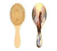 Ewusp Cepillo para desenredar el pelo para mujeres y hombres, antiestático y desenredante, cepillo de pelo húmedo y seco para tipos de cabello rizado, grueso, ondulado, fino