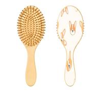 Ewusp Cepillo para desenredar la cara de perro para mujeres y hombres, antiestático y desenredante, cepillo de pelo húmedo y seco para tipos de cabello rizado, grueso, ondulado y fino