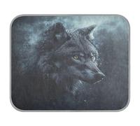 Ewusp Cool Wolf - Alfombrilla de refrigeración para perro, 50 x 70 cm, resistente a los arañazos, alfombrilla fresca para mascotas, almohadilla de cama de seda de hielo para verano para perros y gatos