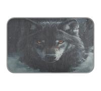 Ewusp Cool Wolf - Alfombrilla de refrigeración para perro, 60 x 98 cm, resistente a los arañazos, alfombrilla fresca para mascotas, almohadilla de cama de seda de hielo para verano para perros y gatos